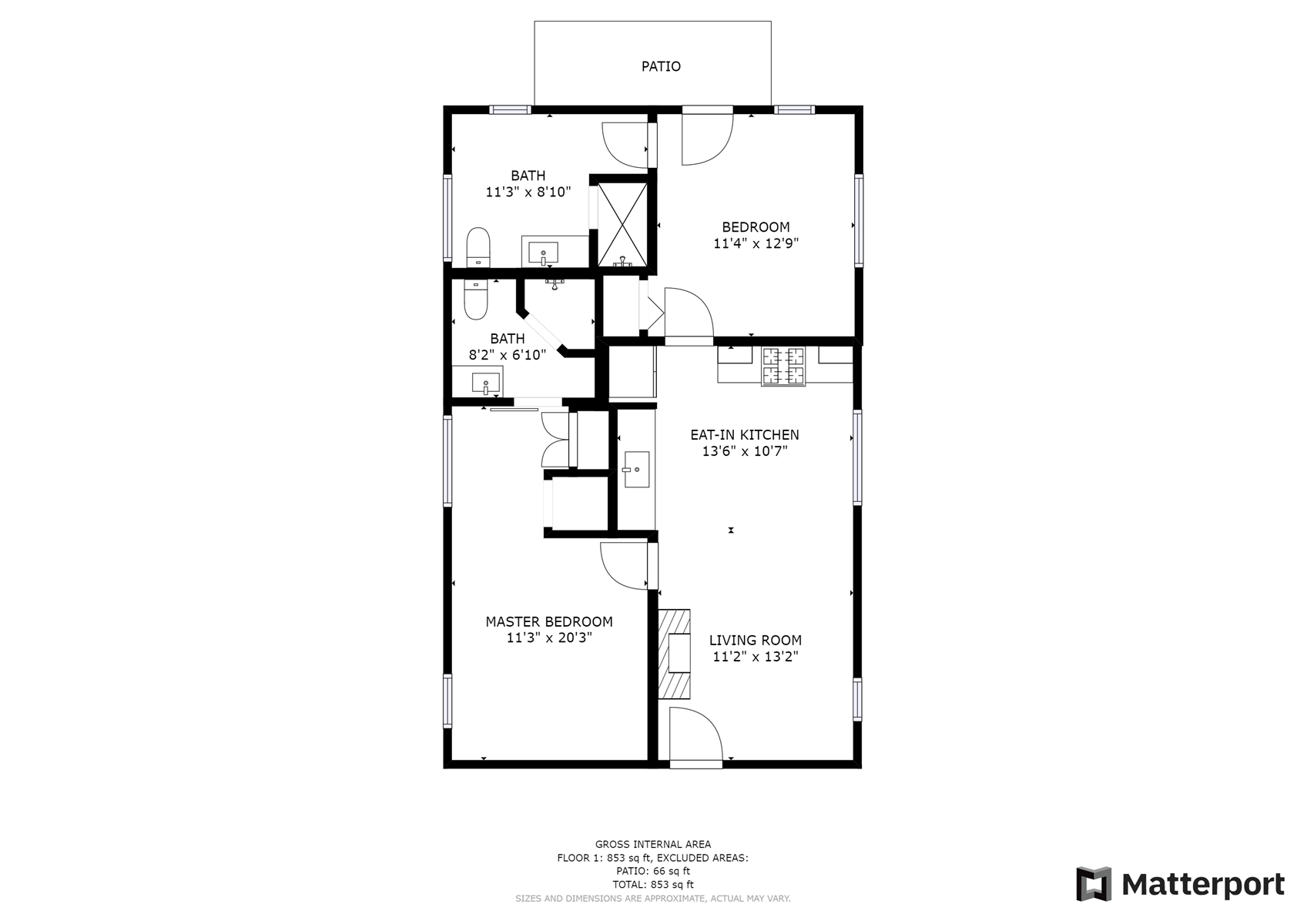 Floor Plan for El Rito Casita: NEW Casita in The Downtown Railyard District just a short walk to the Plaza